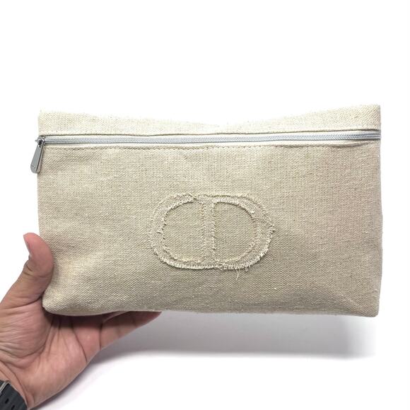 Dior Canvas Zipper Pouch - Picture 9 of 12